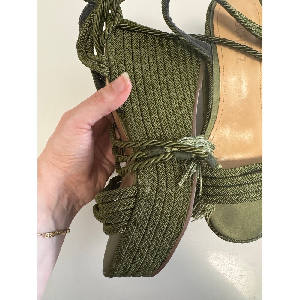 Schutz Lace Up Sandals - Picture 6 of 8